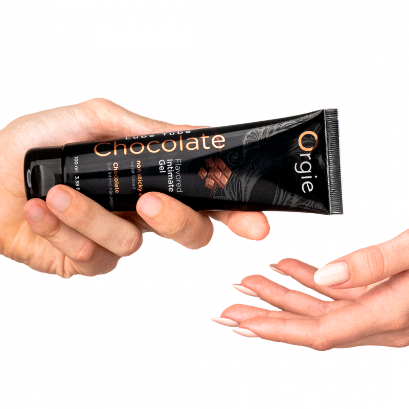 Смазка на водной основе со вкусом шоколада Orgie Lube Tube Chocolate, 100 мл