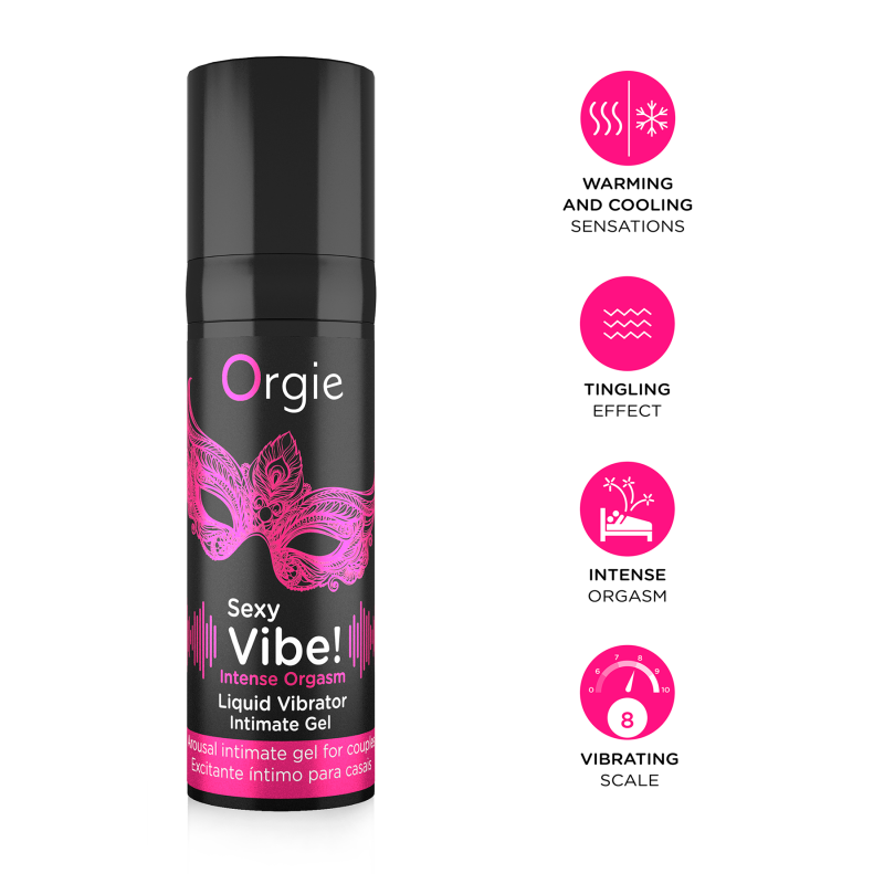 Жидкий вибратор Sexy Vibe Intense Orgasm, 15 мл