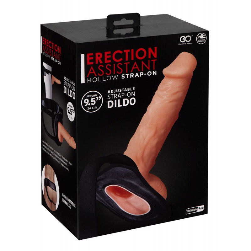 Фаллопротез Erection Assistant Hollow Strap-On