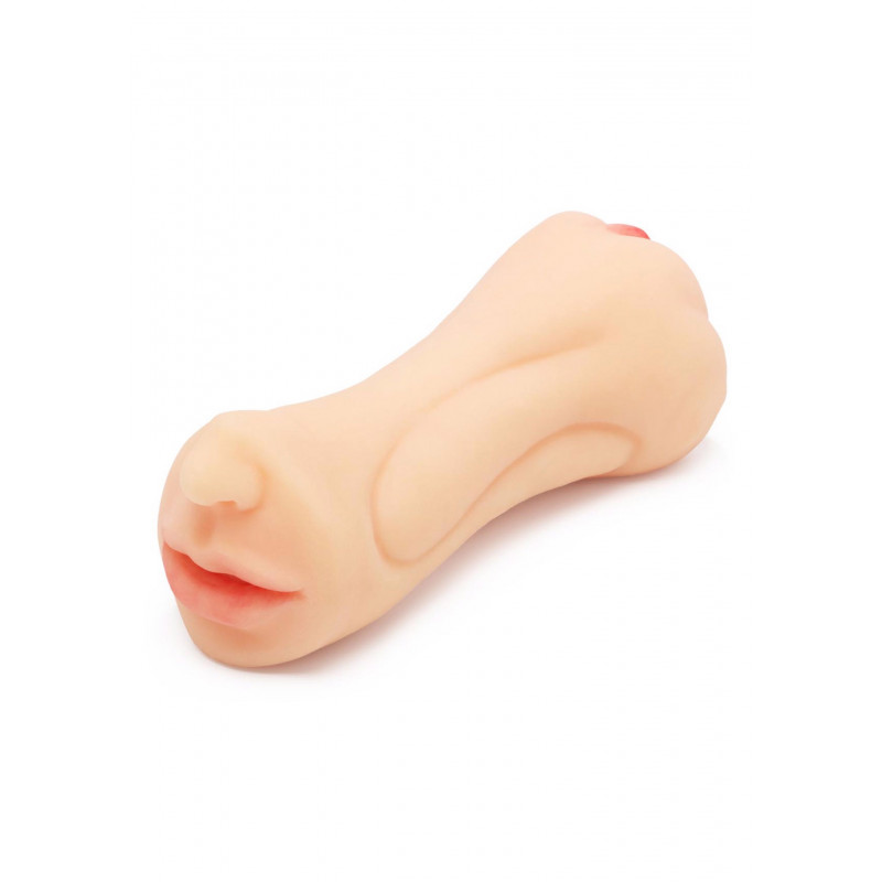 Мастурбатор 2 в 1 вагина и ротик Tight Flip Fucker Pussy/Mouth Light skin tone