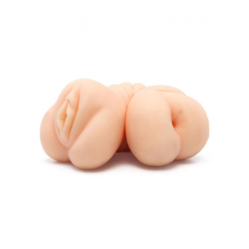 Мастурбатор 2 в 1 вагина и попка Snug Double Fucker Pussy/Ass Light skin tone