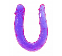 Фаллоимитатор двухсторонний You Us Mini Double Dong Pink
