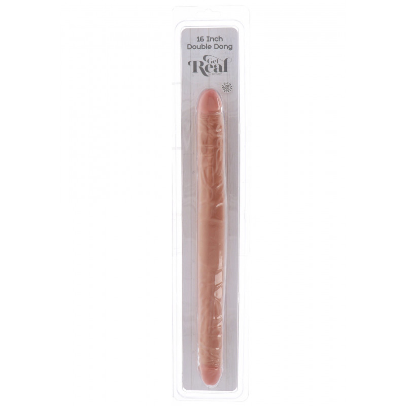Фаллоимитатор двухсторонний ToyJoy Double Dong Light skin tone, 40 см