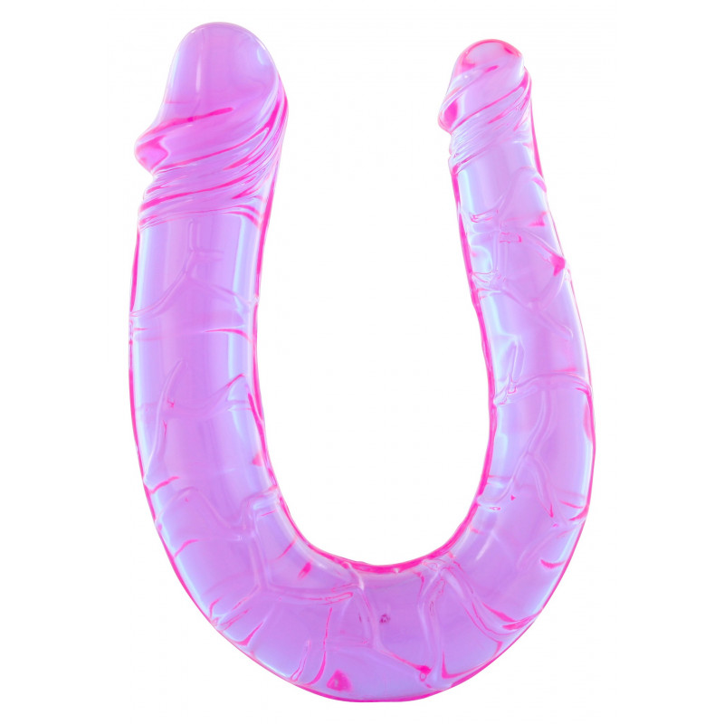 Фаллоимитатор двухсторонний You Us Mini Double Dong Purple