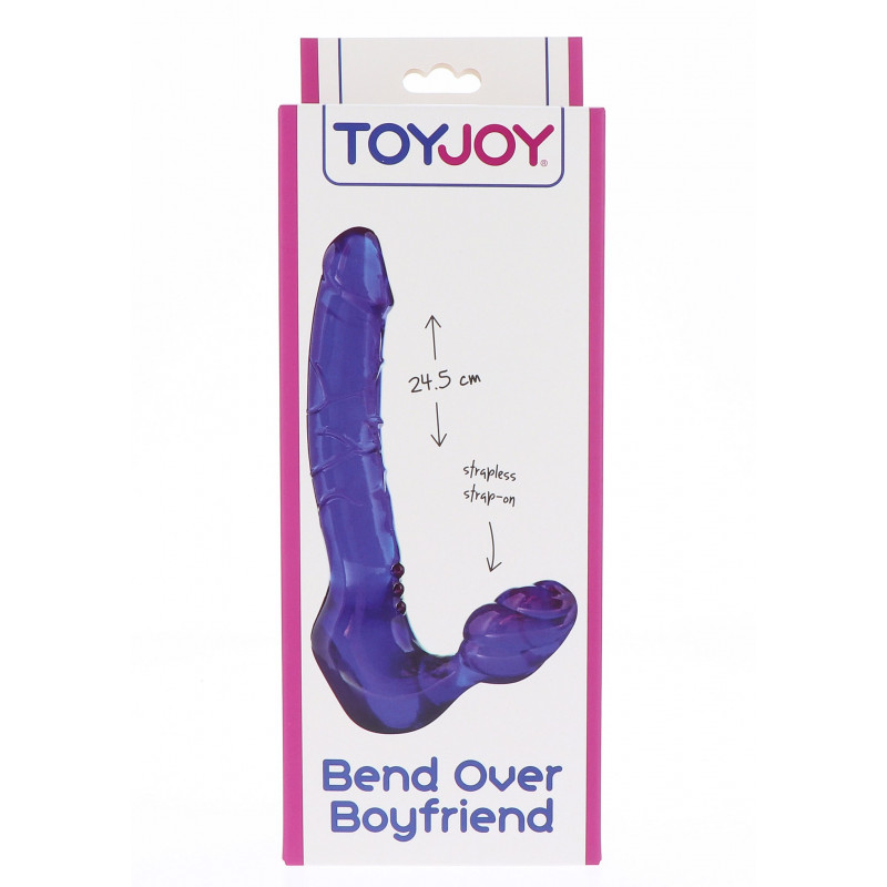 Страпон безремневой Bend Over Boyfriend Purple