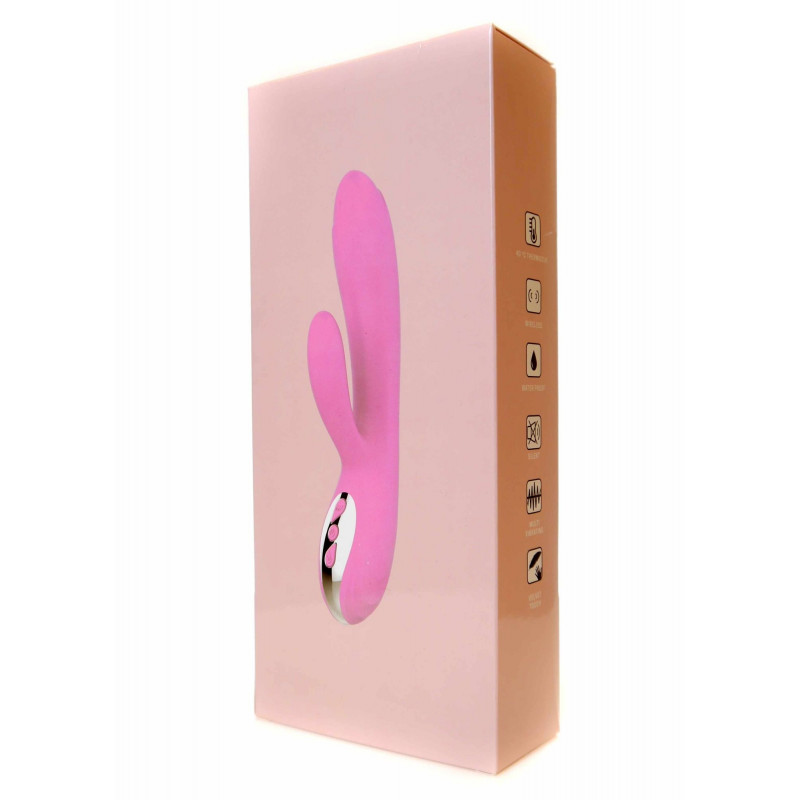 Вибратор-кролик 2 вибро-мотора и режим подогрева Joker Heating Double Vibrating Massage Stick