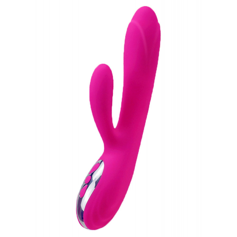 Вибратор-кролик 2 вибро-мотора и режим подогрева Joker Heating Double Vibrating Massage Stick
