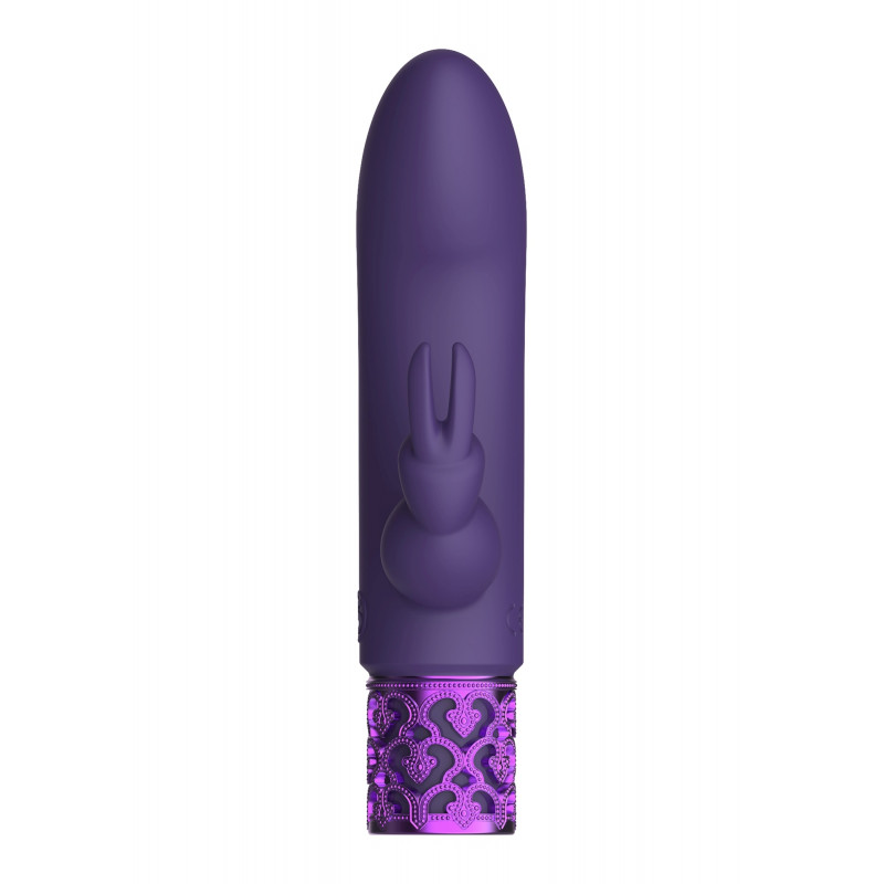 Мини-вибратор Dazzling - Rechargeable Silicone Bullet, фиолетовый