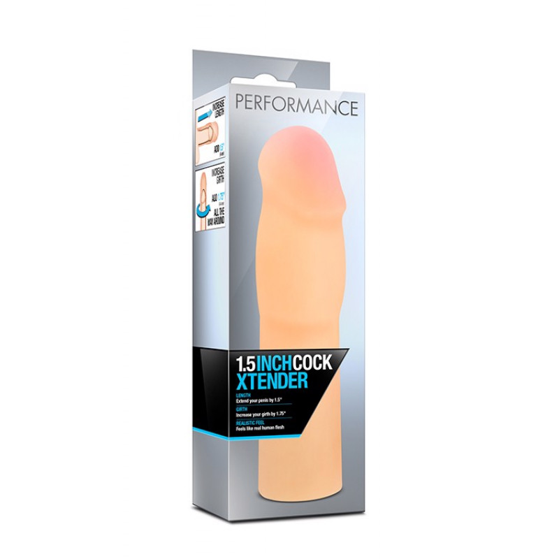 Насадка на пенис PERFORMANCE 1.5INCH COCK XTENDER BEIGE