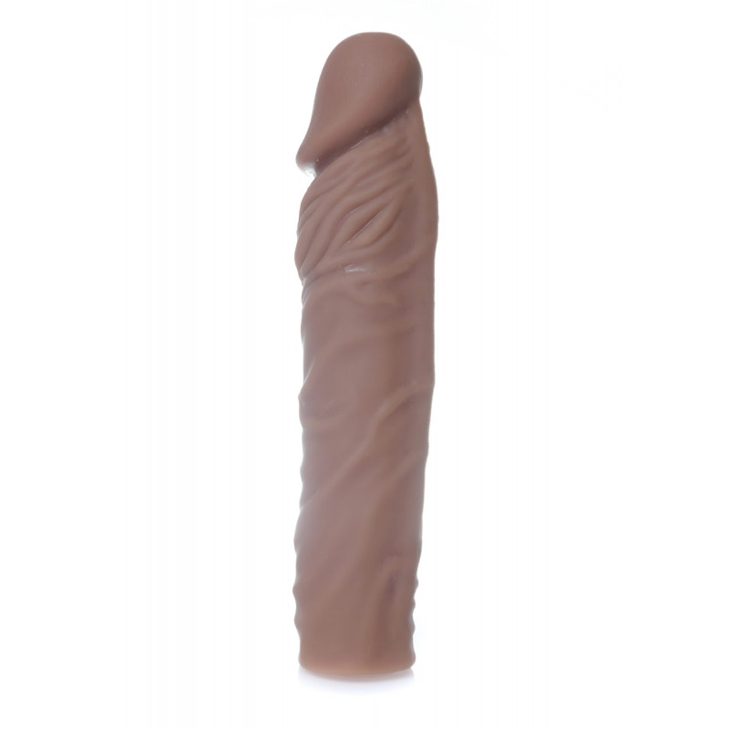 Удлиняющая насадка на пенис Perfect Sleeve Mulatto - extends 4 cm
