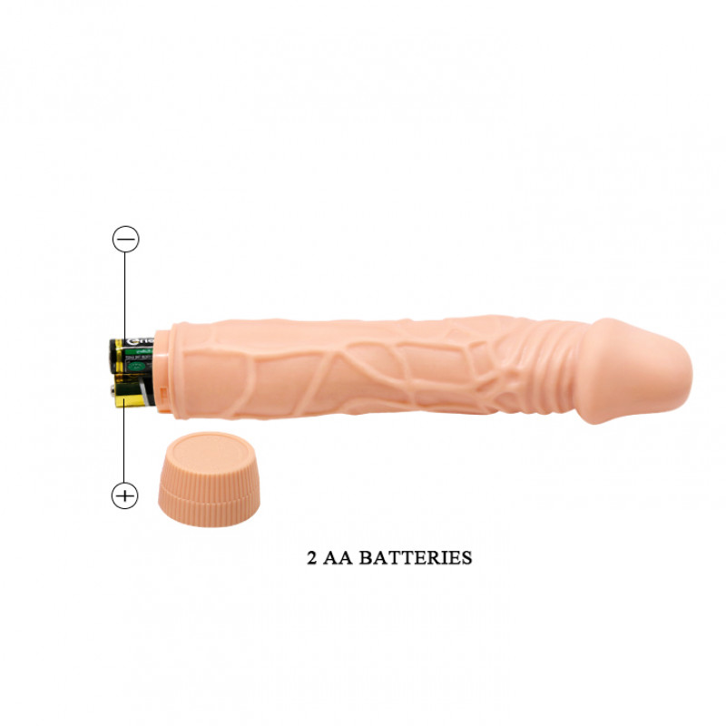 Реалистичный вибратор BOB Vibrating Sofy Skin, 22,5 см