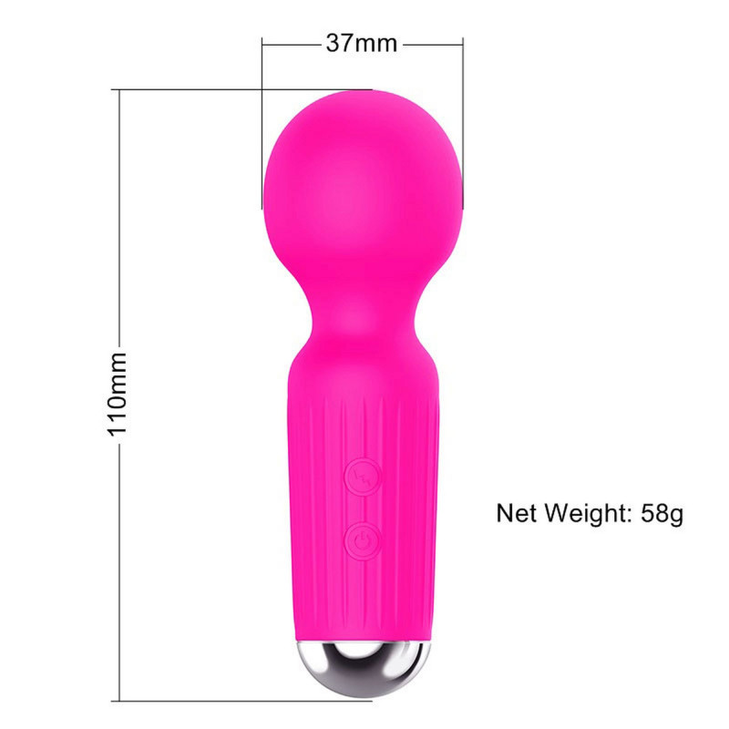 Вибромассажер мини Rechargeable Mini Masager USB 20 Functions