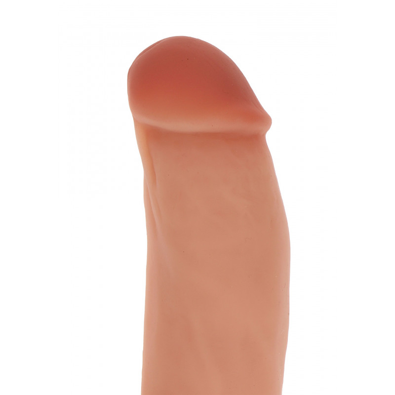 Реалистичный фаллоимитатор на присоске ToyJoy Silicone Dildo 7 inch with Balls, 18 см
