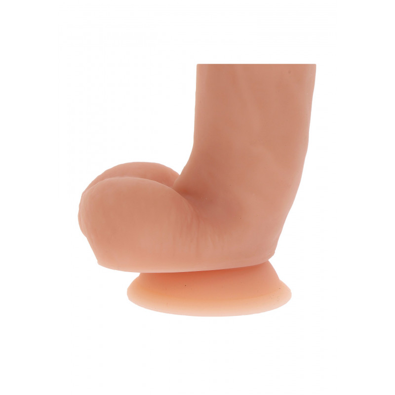 Реалистичный фаллоимитатор на присоске ToyJoy Silicone Dildo 7 inch with Balls, 18 см