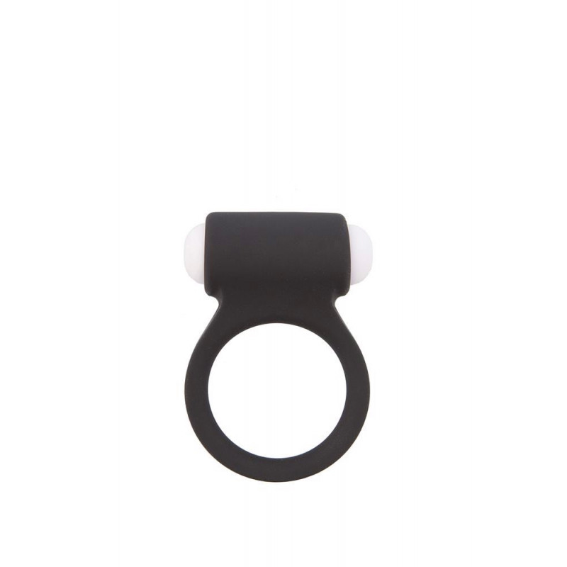 Эрекционное кольцо с вибрацией черное ALL TIME FAVORITES SILICONE STIMU-RING BLACK