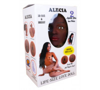 Реалистичная секс-кукла с вибрацией  ALECIA 3D - Vibrating