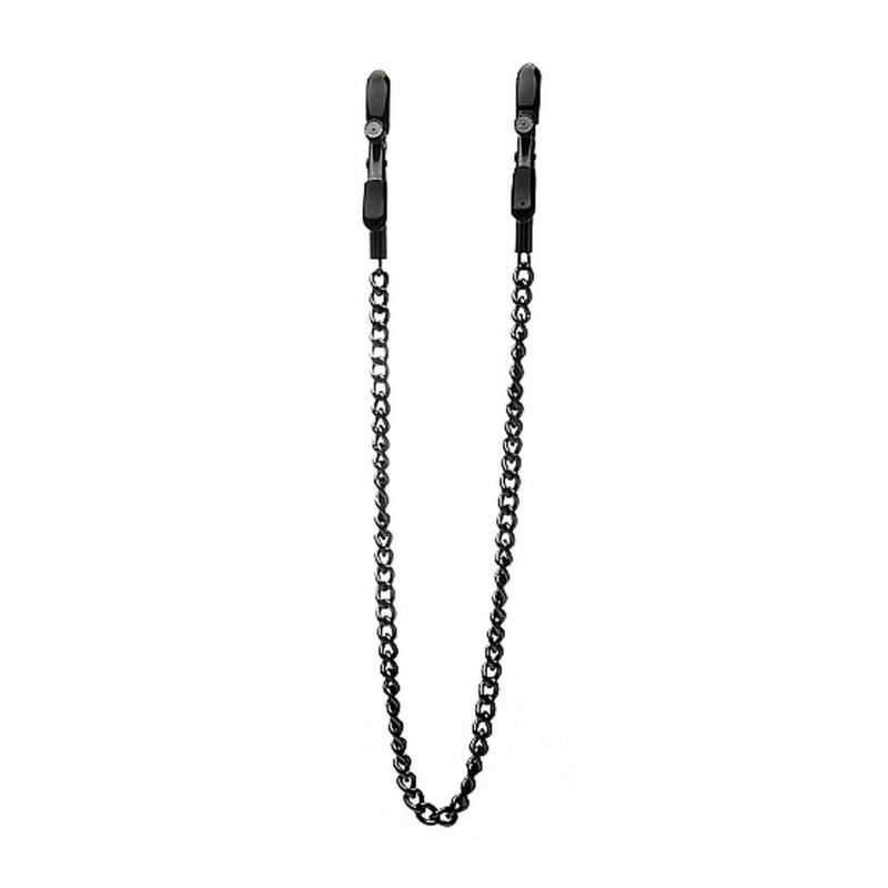 Регулируемые зажимы для сосков металлические Adjustable Nipple Clamps - Black