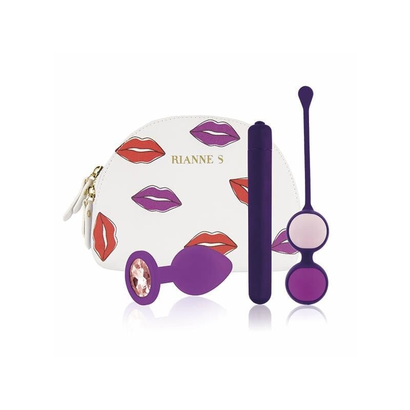 Набор из 3 игрушек с сумочкой essentials first vibe kit