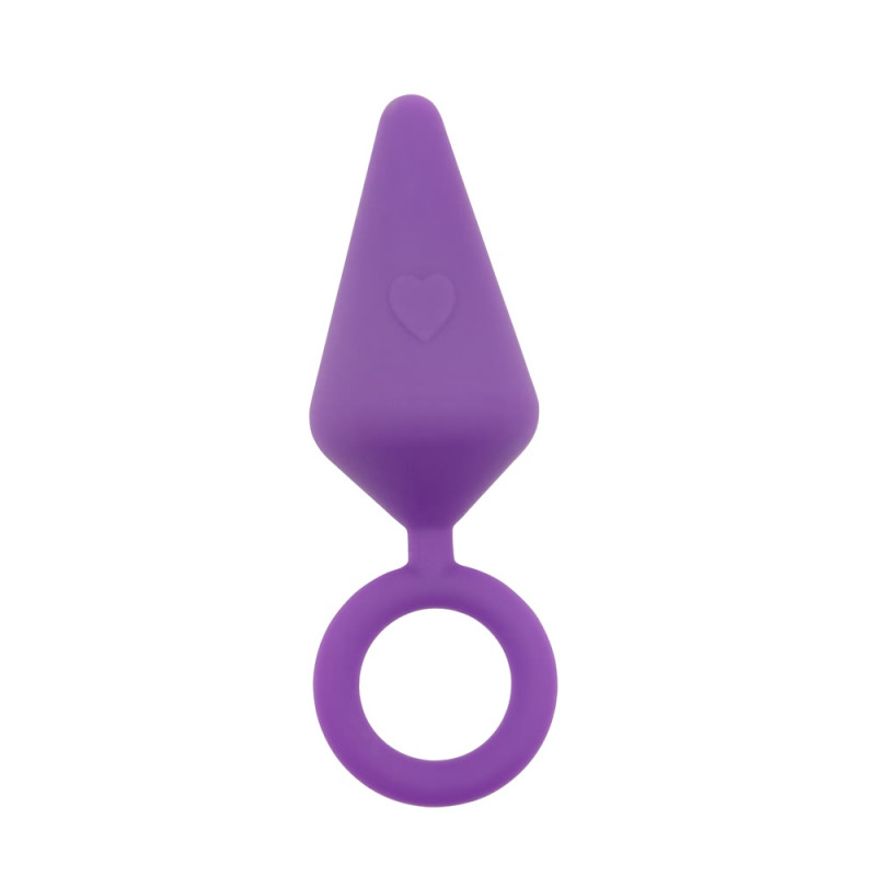 Анальная пробка силиконовая Candy Plug S-Purple