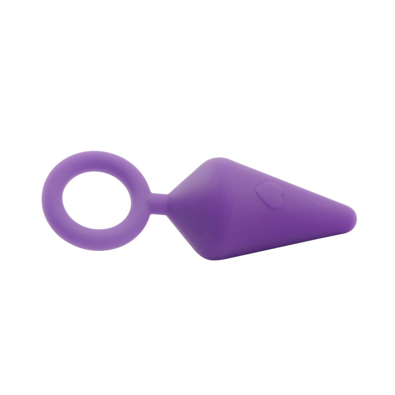 Анальная пробка силиконовая Candy Plug S-Purple