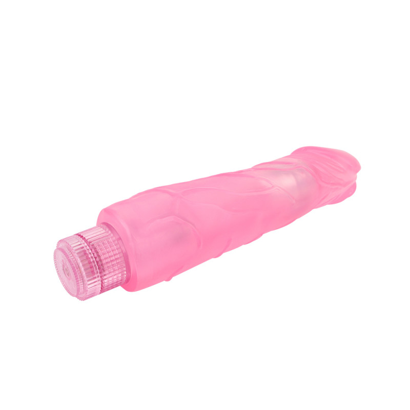 Реалистичный вибратор Hi-Rubber 9 Inch Dildo - Pink, 23,5 см