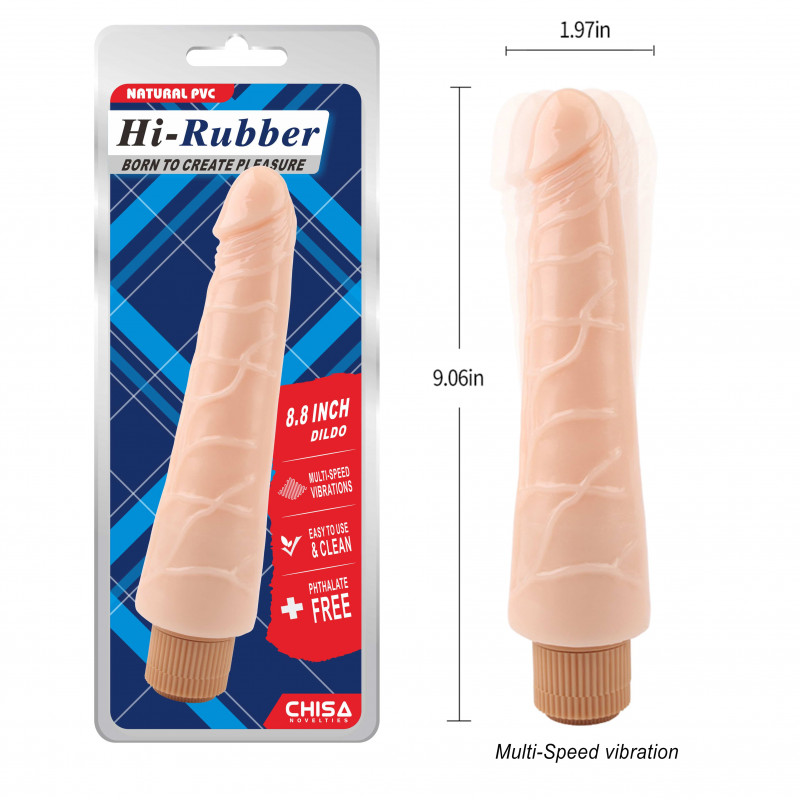 Реалистичный вибратор Dildo - Flesh, 23 см