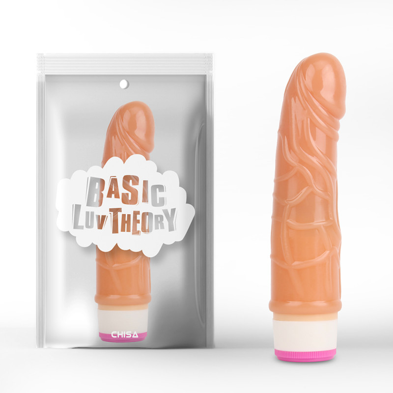 Реалистичный вибратор Basic Luv Theory Stud Rod-Flesh