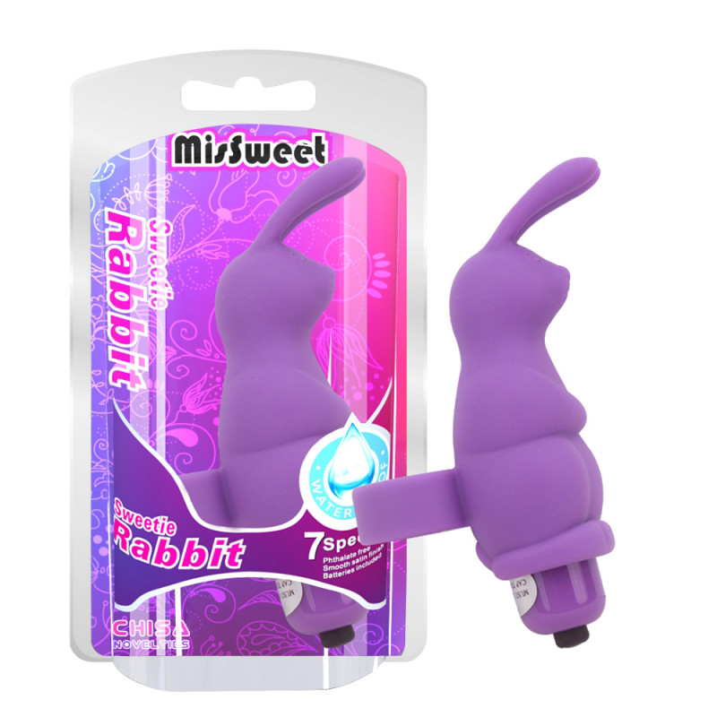 Вибратор на палец Sweetie Rabbit Purple