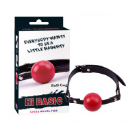 Кляп с красным шариком Hi-Basic Red Ball Gag