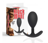 Анальная пробка силиконовая Black Mont Anal Play Plug L