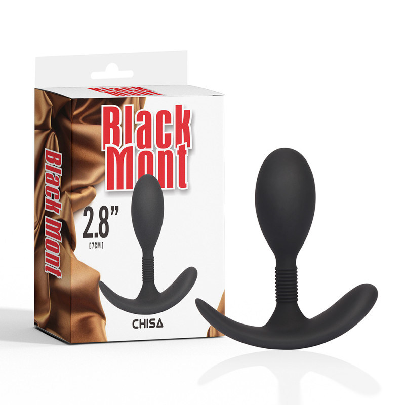 Анальная пробка силиконовая Black Mont Anal Play Plug S