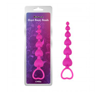Анальные бусы Heart Booty Beads-Pink