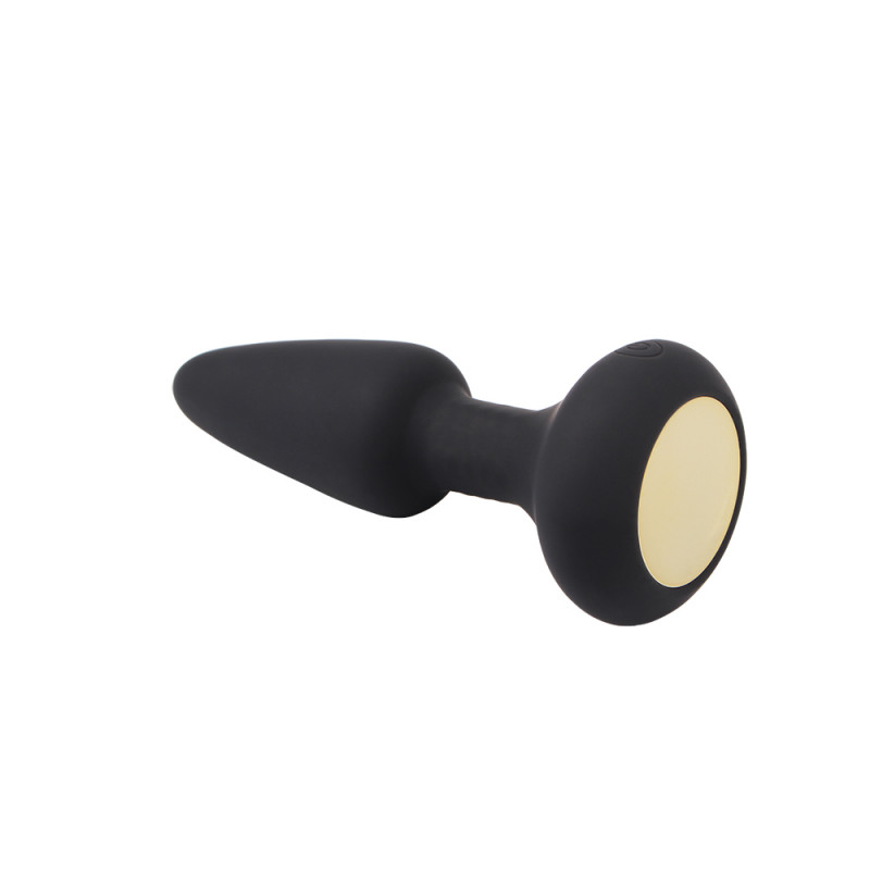 Вибро-пробка с вращающимися шариками Breakout Pro Smooth Anal Dilator, с пультом ДУ
