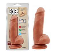 Реалистичный фаллоимитатор T-SKIN Lecher, 18 см