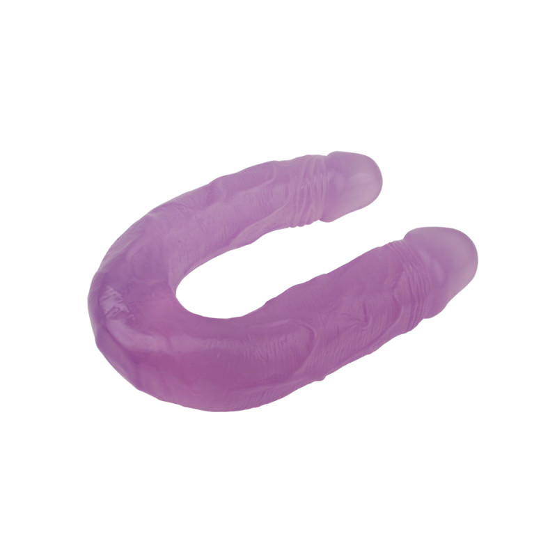 Двухсторонний фаллоимитатор Hi-Rubber 14 Inch Dildo-Purple
