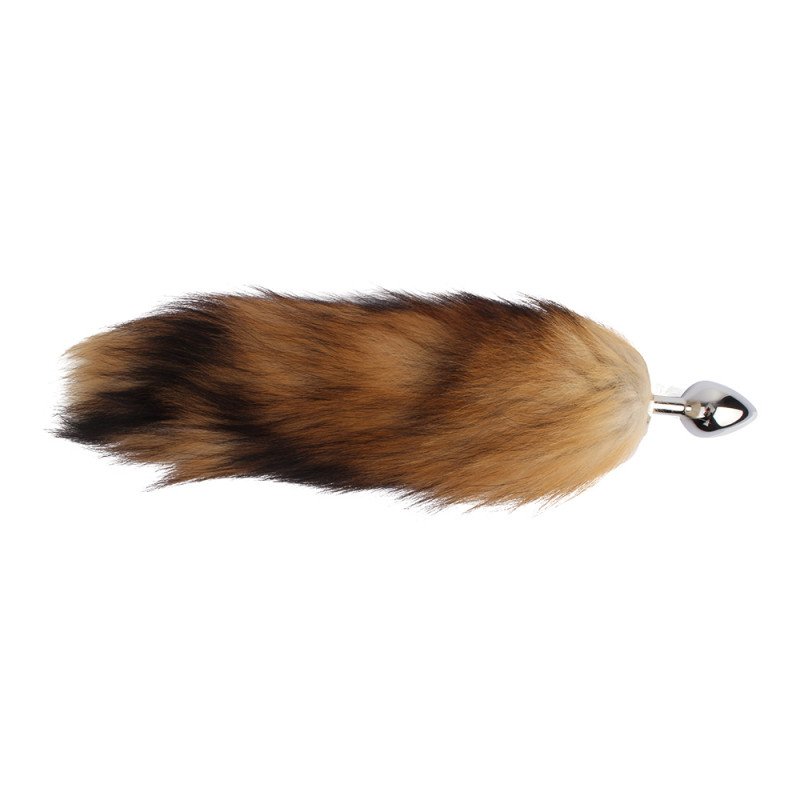 Анальная пробка лисий хвостик размер S Fierce Euphoria Fluffy Fox Plug