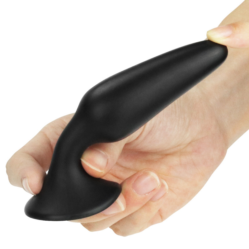Анальная пробка силиконовая размер S LoveToy LURE ME Silicone Anal Plug S