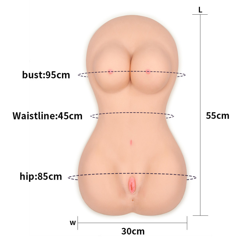 Мастурбатор торс LoveToy Feel Me Bare Mega Masturbator