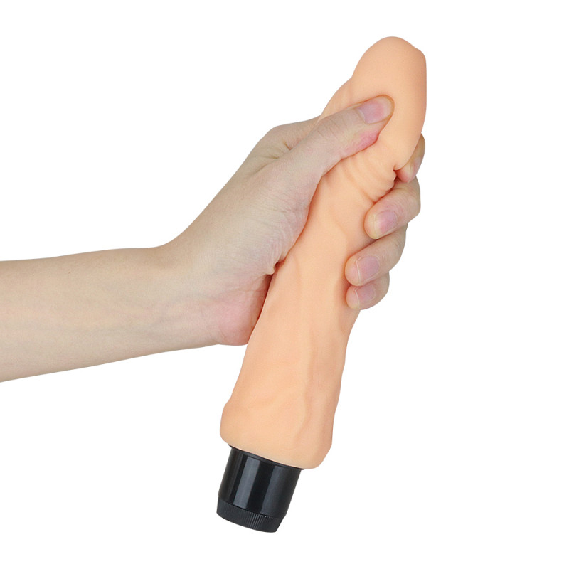 Реалистичный вибратор LoveToy 8 Feel Cyberskin Vibrator, 20 см