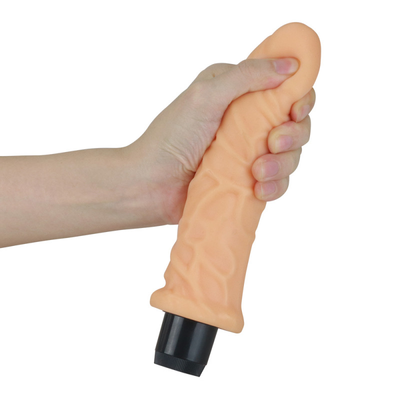 Реалистичный вибратор LoveToy 7.5'' Xtreme Feels Cyberskin Vibrator, 19 см