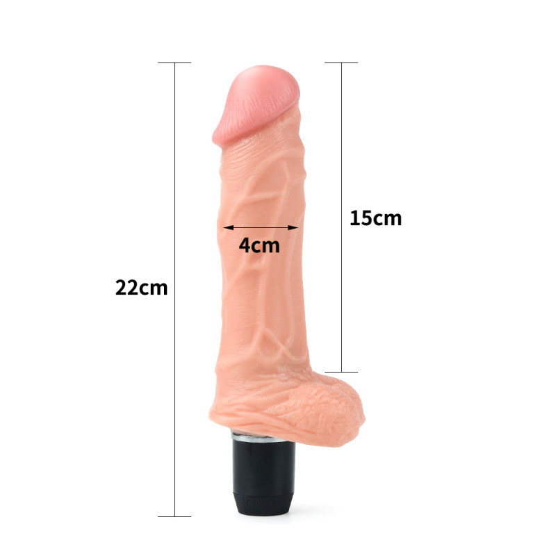 Реалистичный вибратор LoveToy 9.25" Xtreme Flexi Vibrator, 22 см