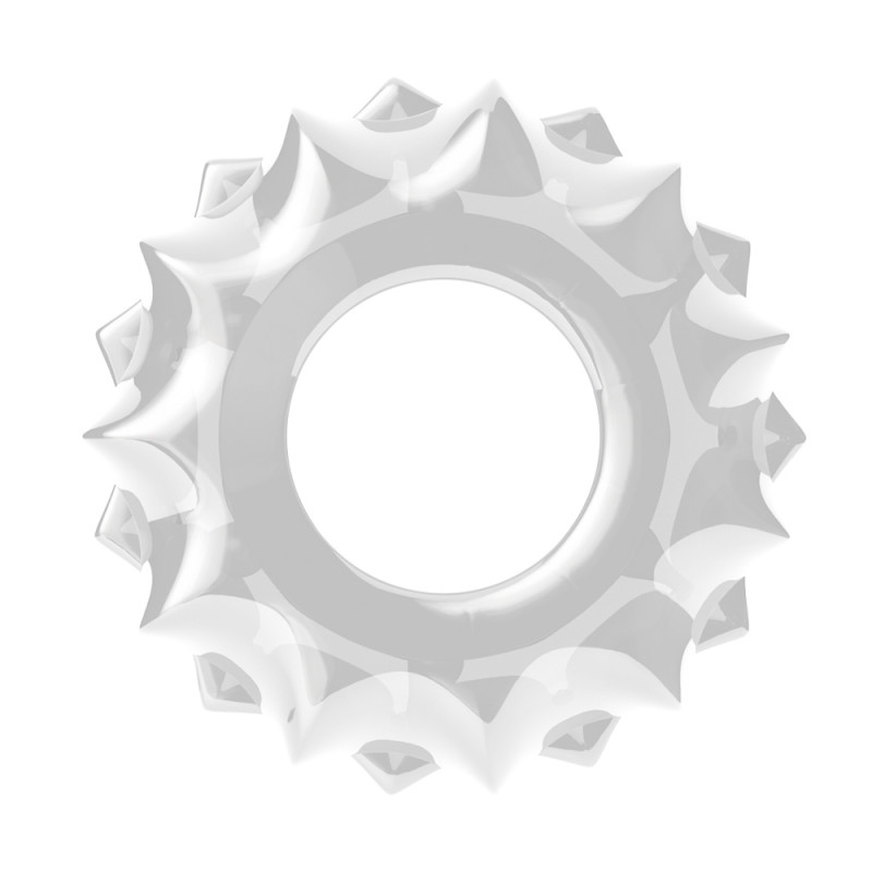 Эрекционное кольцо прозрачное LoveToy POWER PLUS Cockring Clear