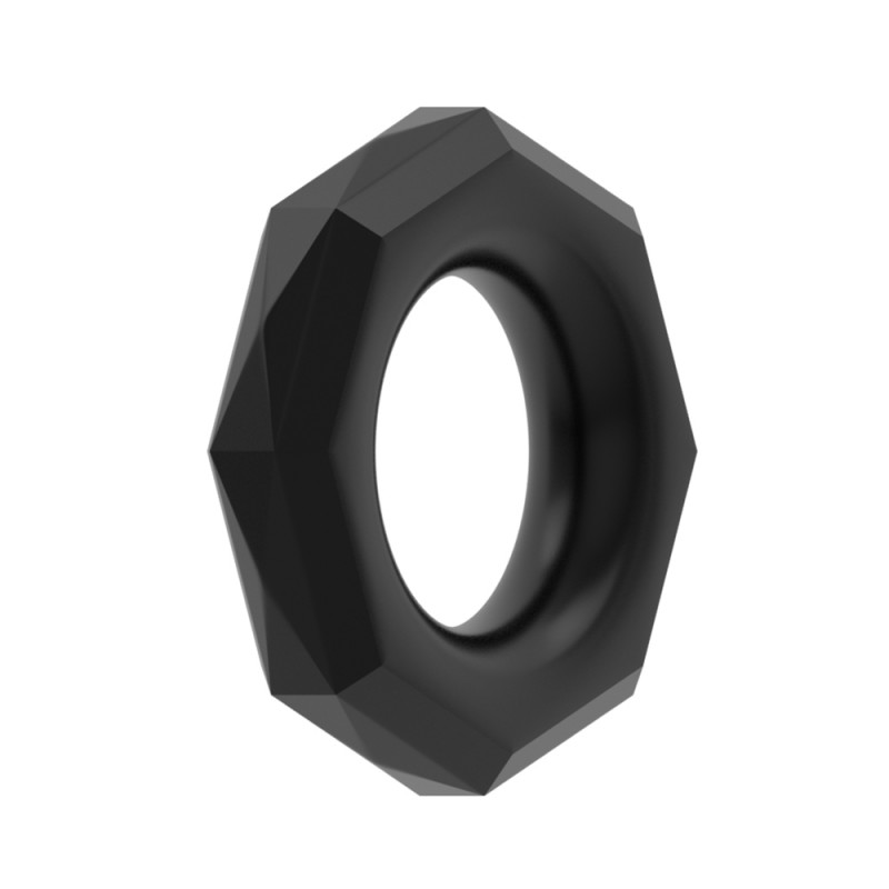 Эрекционное кольцо LoveToy POWER PLUS Cockring Romb Black