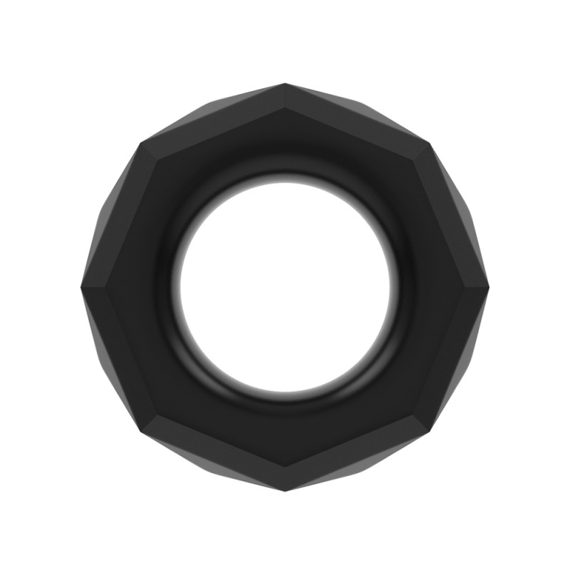 Эрекционное кольцо LoveToy POWER PLUS Cockring Romb Black