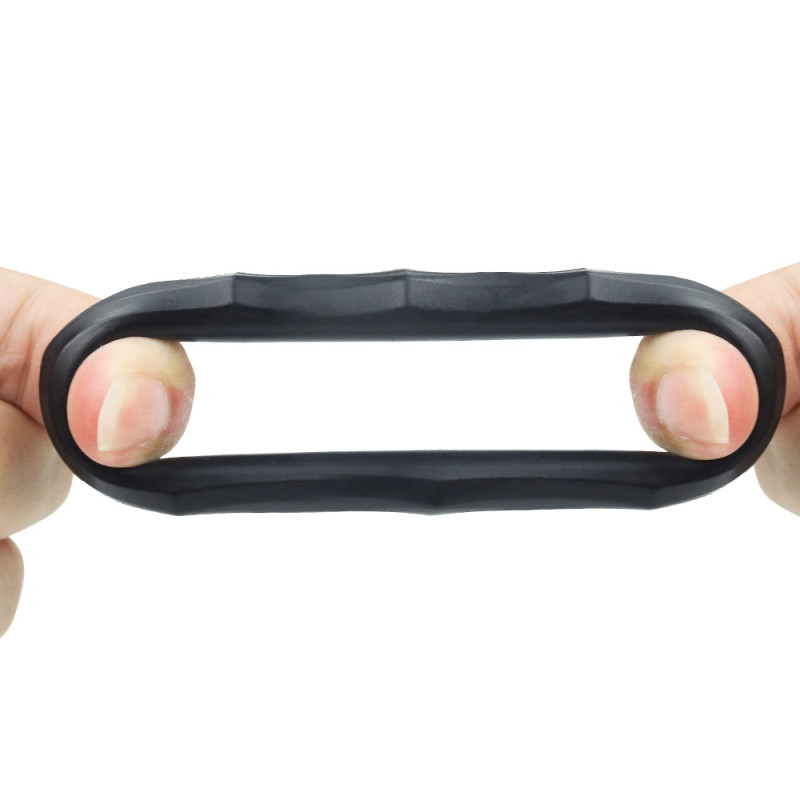 Эрекционное кольцо LoveToy POWER PLUS Cockring Romb Black