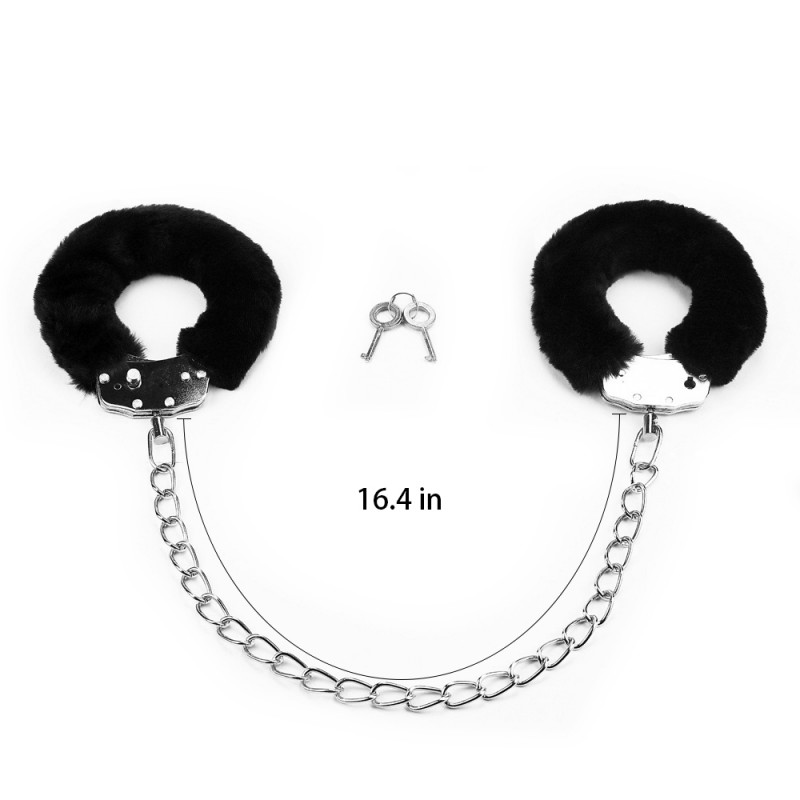 Фиксаторы для ног меховые LoveToy Fetish Pleasure Fluffy Leg Cuffs