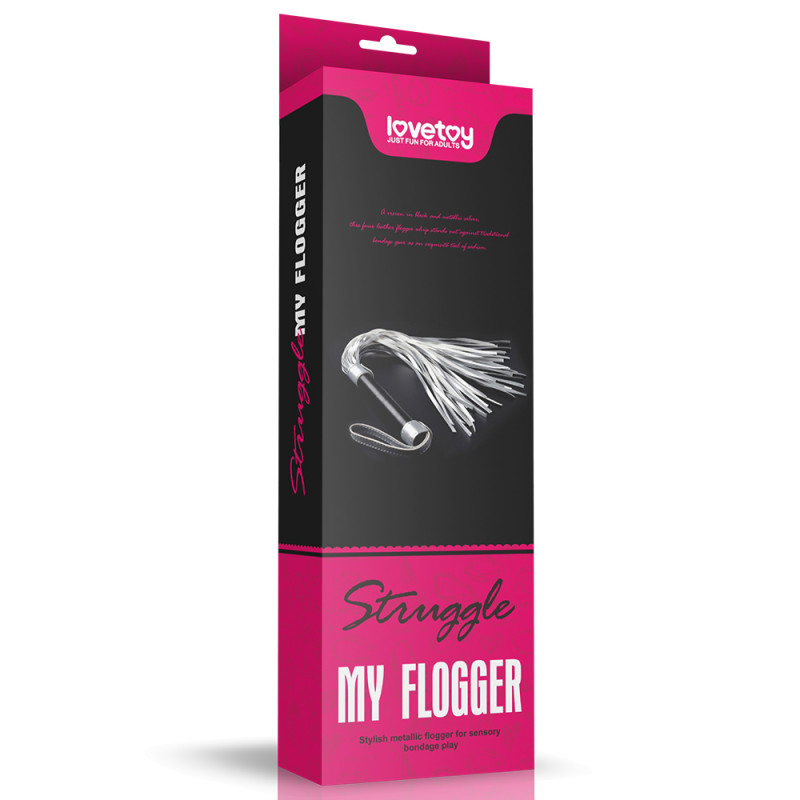 Плетка-флоггер LoveToy Struggle My Flogger