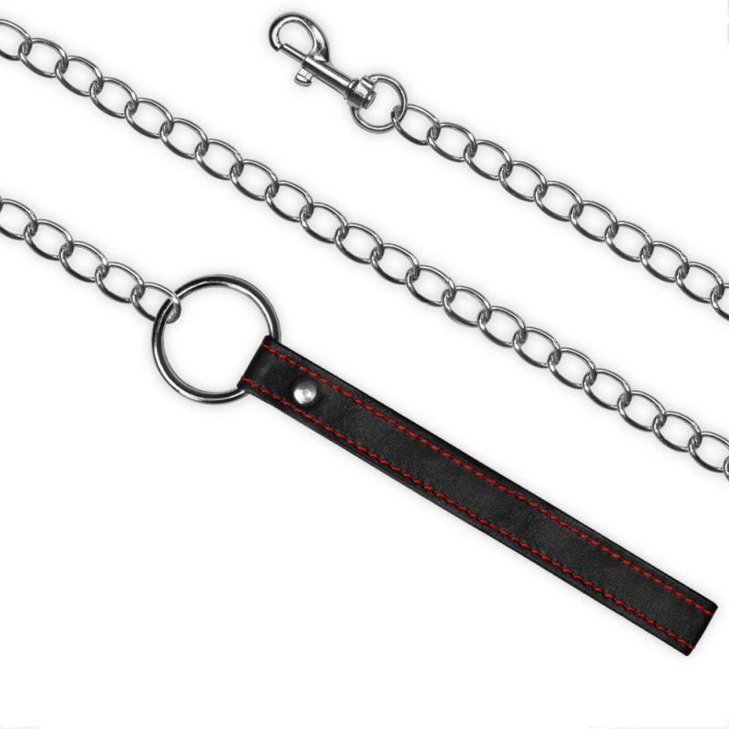 Ошейник с поводком LoveToy Bondage Fetish Pleasure collar
