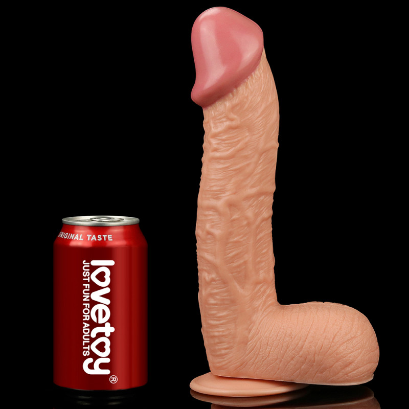 Реалистичный фаллоимитатор гигант LoveToy 10.5" Legendary King Sized Realistic Dildo, 28 см