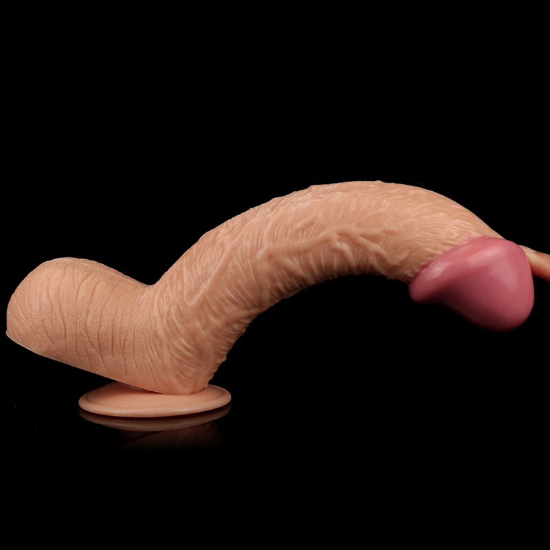 Реалистичный фаллоимитатор гигант LoveToy 10.5" Legendary King Sized Realistic Dildo, 28 см